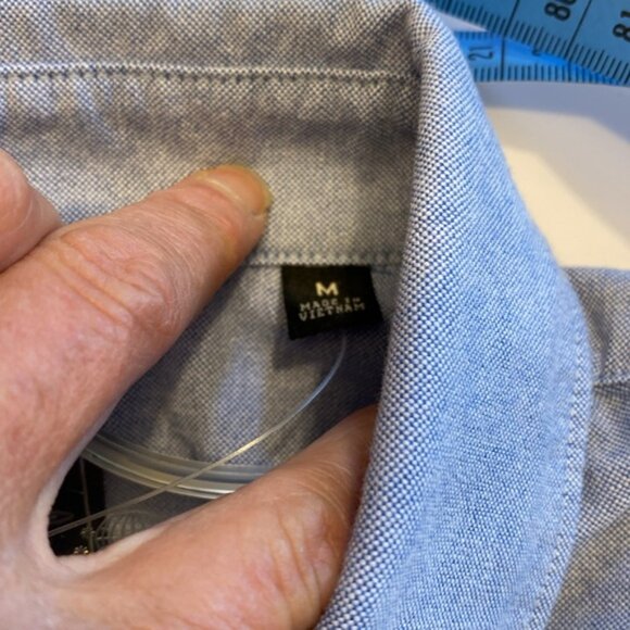 Todd Snyder Japanese Selvedge Oxford LS Button Down Shirt Sz M - Picture 4 of 7